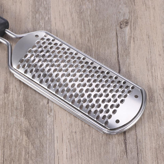 Housoutil Professional Grater, Foot File Foot Scrubber Pedicure, Callus Remover Stainless Steel Pedicure Rasp Feet Cheese Grater Heel Scraper Care for Scraper Corns Callous Removers Cracked Dead