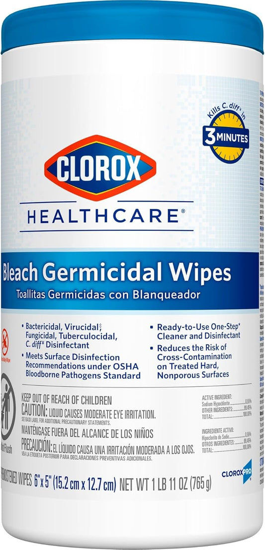 COX30577 - Clorox Healthcare Bleach Germicidal Wipes