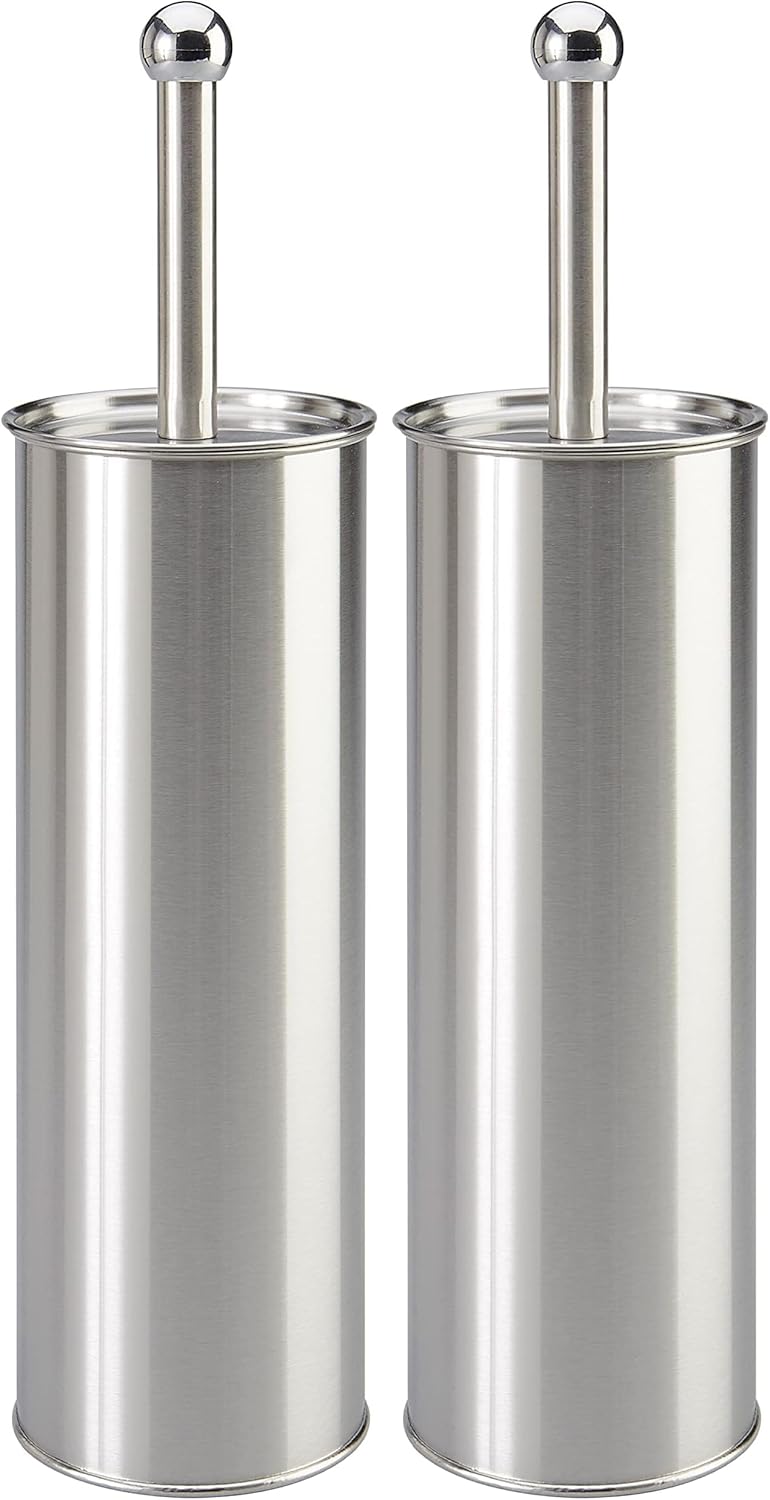Bath Bliss Stainless Steel Toilet Brush Holder