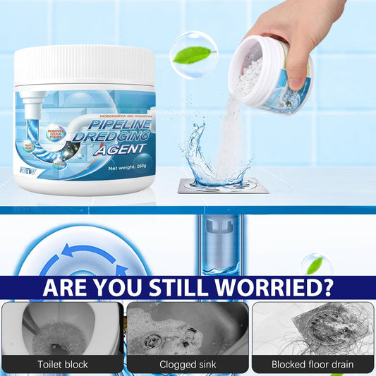 Sink Drain Hair Clog Remover Cleaner,Powerful Unclogging,Toilet Unclogger Heavy Duty,Bathroom Shower Pipeline Dredg (1)