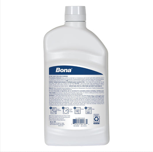 Bona Floor Polish Remover - Covers 200sqft - 32 Fl Oz
