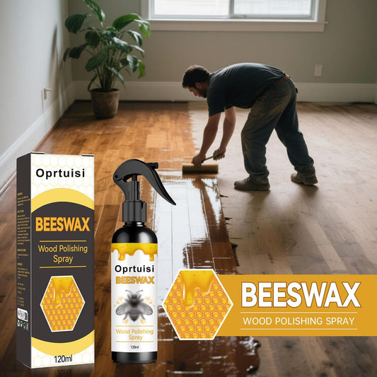 Oprtuisi Natural Beeswax Furniture Polish Spray, Wood Cleaner and Polish, 2-Pack