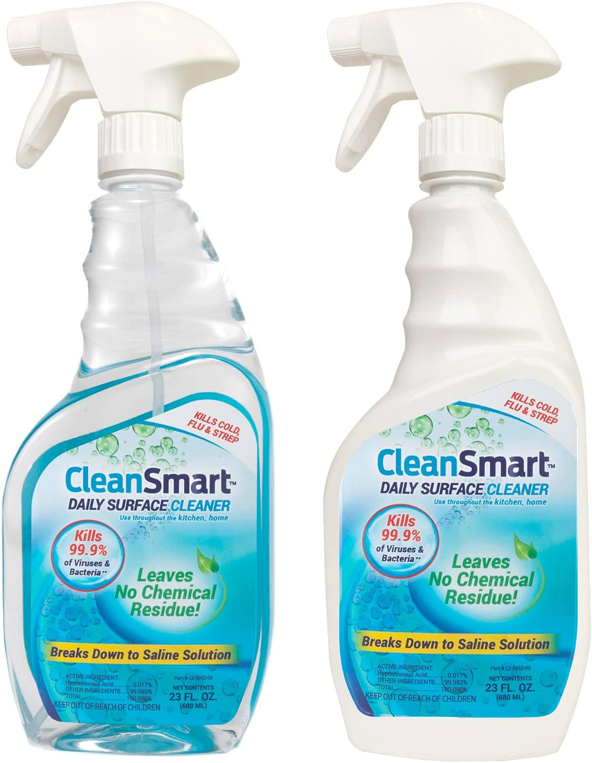 CleanSmart Daily Surface Spray Disinfectant, Kills 99.9% of Viruses, Bacteria, Mold & Fungus, 16 oz Bottle (Pack of 3)