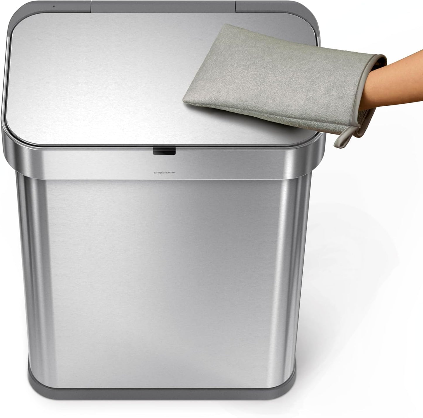 simplehuman Microfiber Cleaning Mitt for Stainless Steel 6" x 9-3/4"