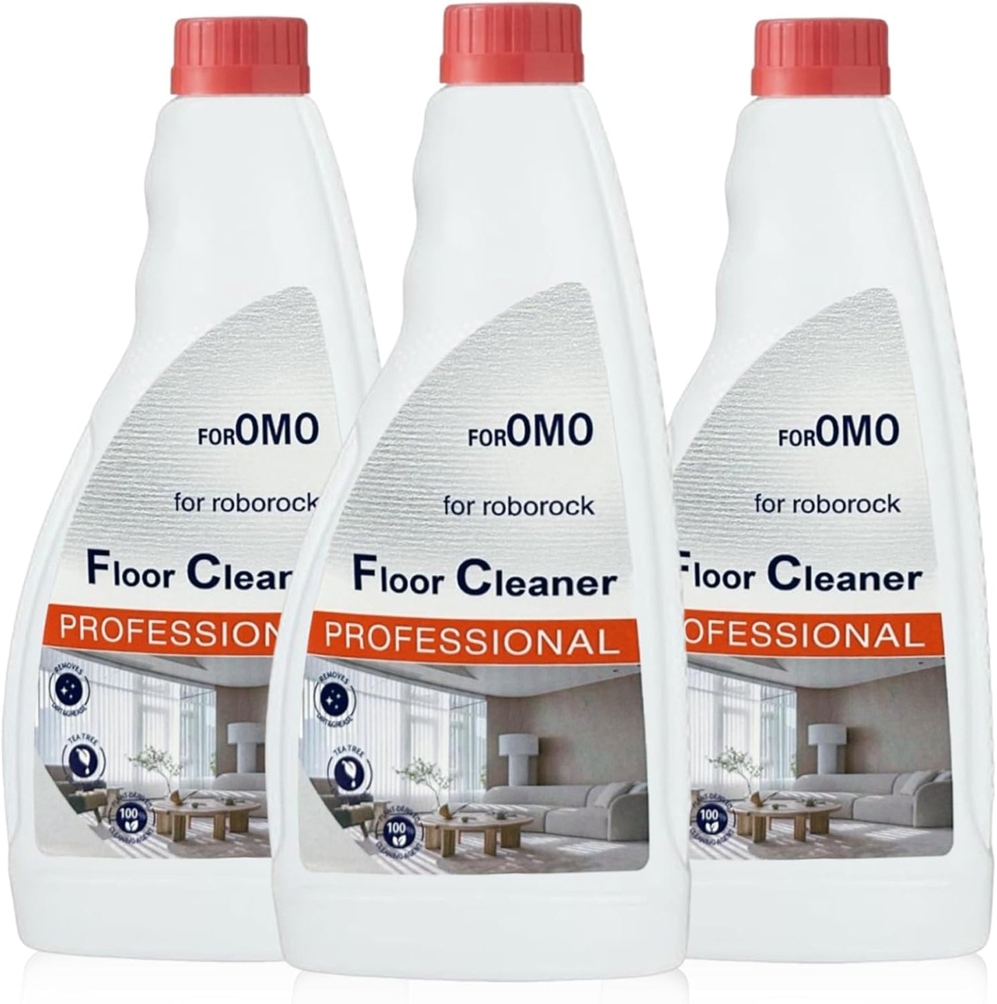 Floor Cleaning Solution Compatible With Roborock Robot Vacuum And Mop Cleaner, Deep Cleans For Multiple Hard Floors, Suitable With All Robot Vacuums With Mopping (2 Bottle)
