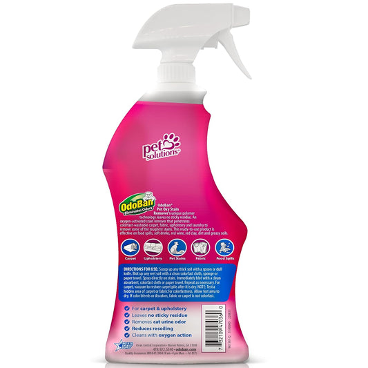 OdoBan Pet Solutions No Rinse Neutral pH Floor Cleaner Concentrate, Made in the USA, Splash O' Citrus Scent, 3 Gallons