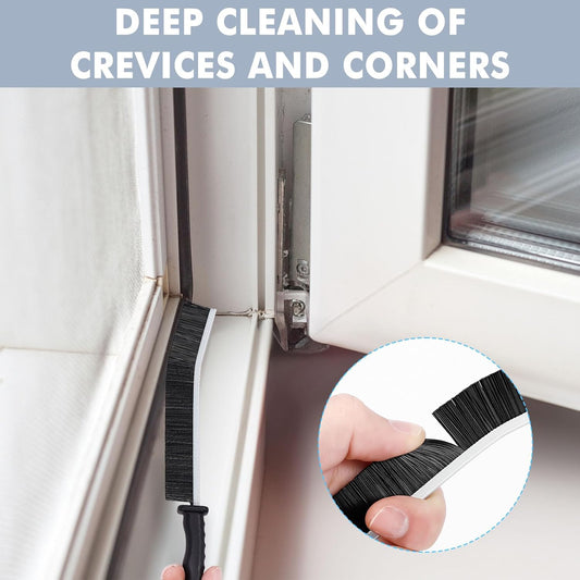 5Pcs Hard Bristle Crevice Cleaning Brush - Grout Cleaner Brush, Gap Cleaning Tools, Effective Tile Cleaning Brush for Household, Floor, Grout Lines, Tile, Flower Pots, Kitchen, Home Essentials Brush