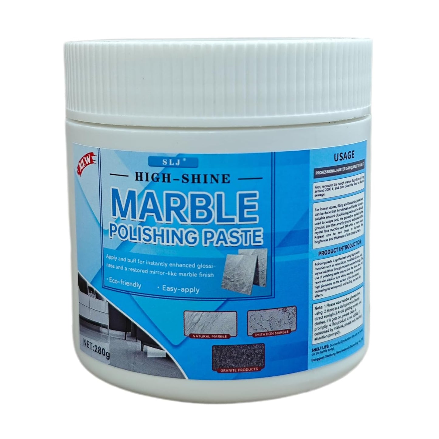 Granite Polishing Paste, Marble Cleaner Countertop, Stone Etch Remover - Professional Polish Compound for Granite, Marble, Quartz & Natural Stone | New Polishing Upgrade, Easier to Use