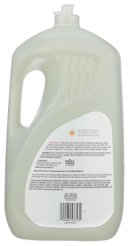 365 by Whole Foods Market Grapefruit Dish Soap Refill, 90 FZ