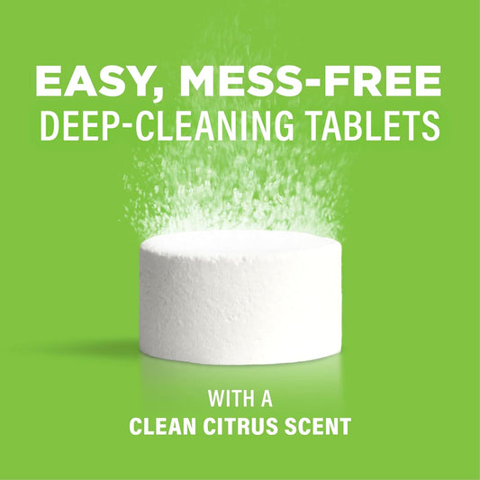 Affresh Garbage Disposal Cleaner, Helps Power Away Odor Causing Bacteria, Debris & Grime in Grind Chamber, Impeller & Drain Pipe, 12 Tablets, 1 Year Supply
