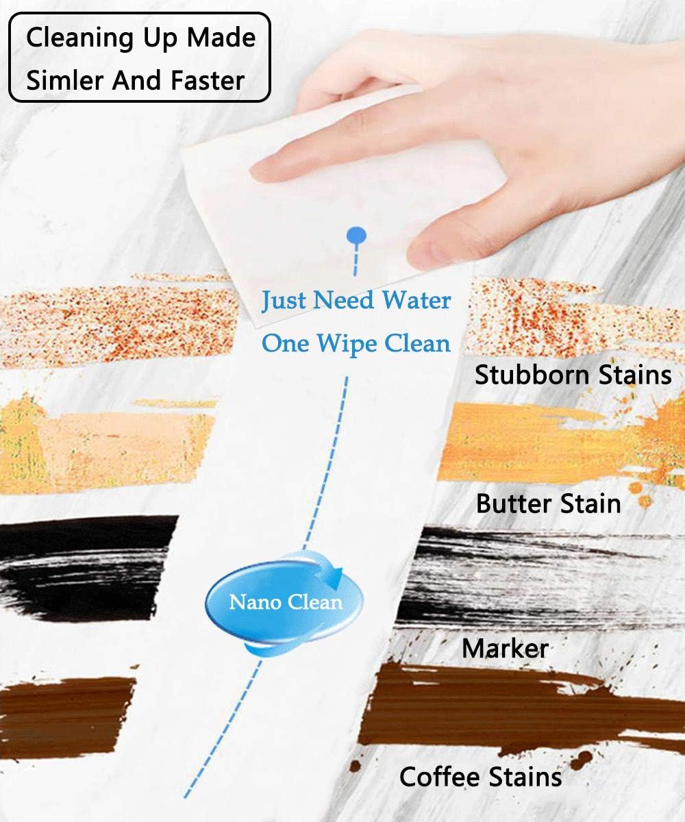 100Pack Magic Sponge Eraser | Premium Melamine Sponge Foam | Multi-Functional Household Cleaning Sponge for Kitchen, Sink, Bathrooms, Walls, Vehicles, Shoes | No Scratch Cleaning Pads