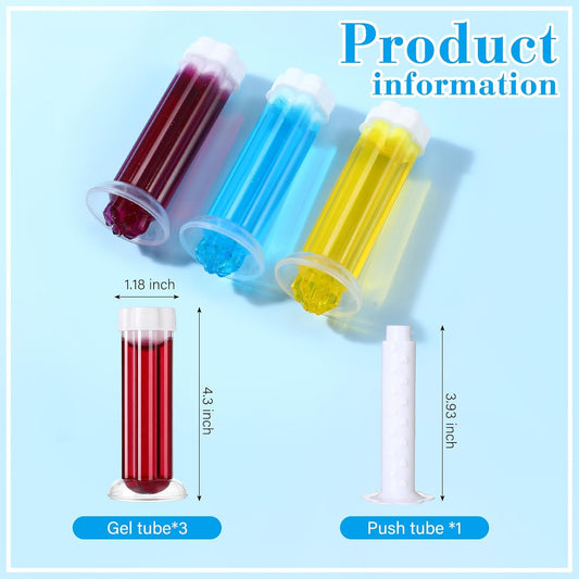 6 Pcs Toilet Gels 84 Count 1 Kind Flower Stamp Bowl Gel Scent Toilet Stain Removal Cleaner Air Freshener Flower Stamps Pack for Bathtubs Bathroom