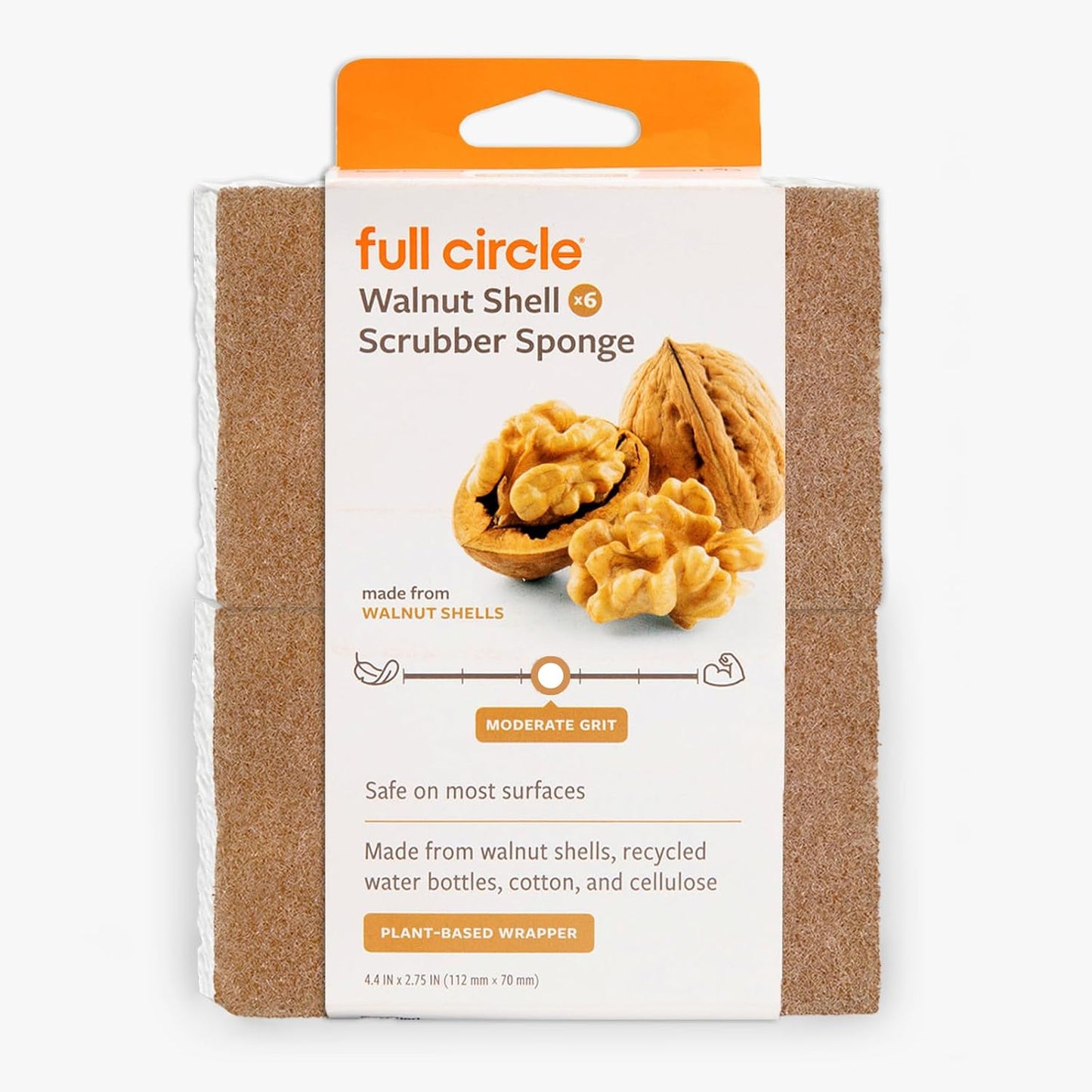 Full Circle Agave Leaf Scour Pads – Pack of 3 – Maximum Strength, Non-Scratch Dish Scrubber Made with Plant-Based & Recycled Materials, Safe for Nonstick