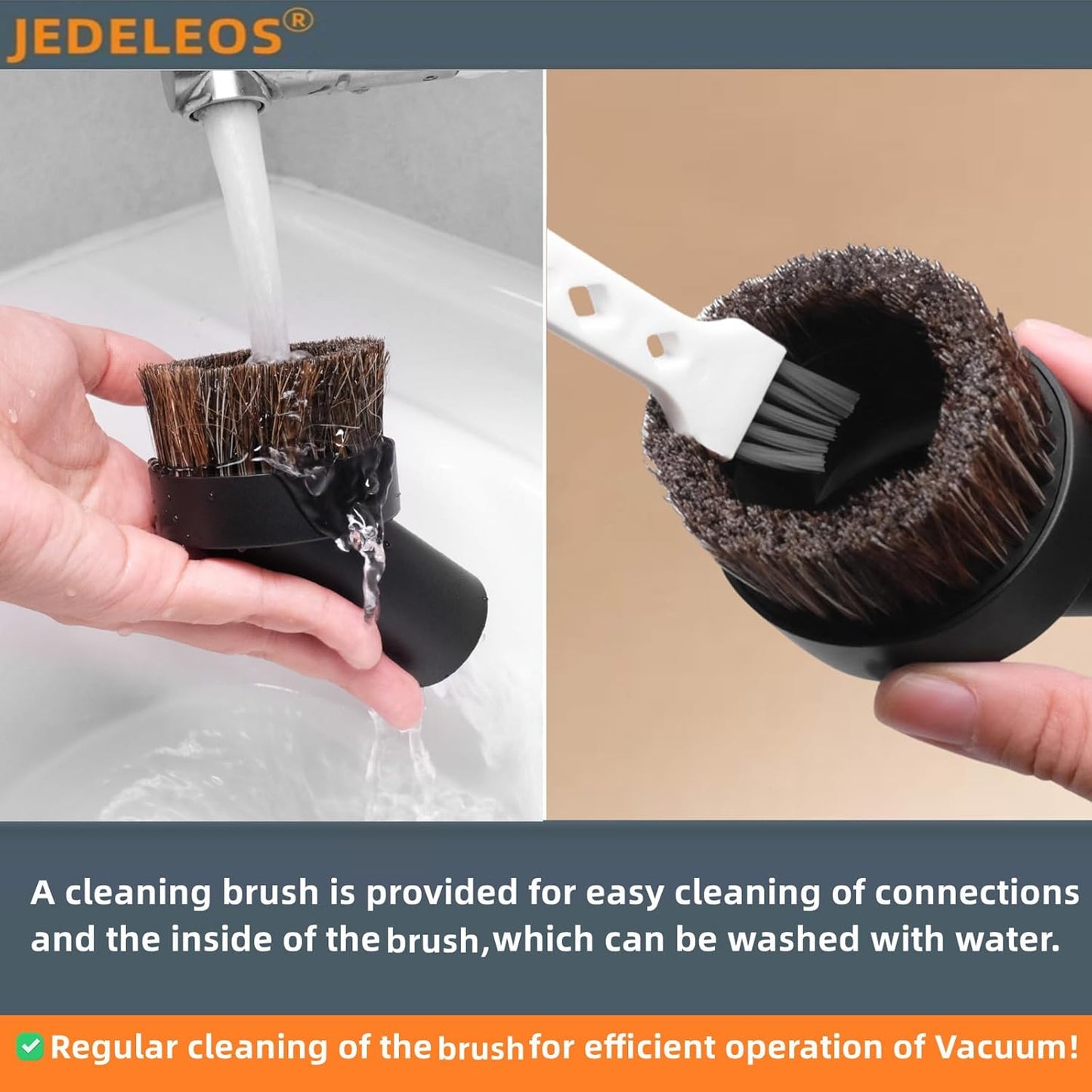 JEDELEOS 2 in 1 Crevice Duster Tool for Shark NV752 NV600 NV650 NV680 NV340 HV301 HV322 HV300 HV320 NV480 NV800 NV151 LA502 AZ2001 HZ2002 Rotator/Rocket/Navigator/APEX Duoclean Upright Vacuum