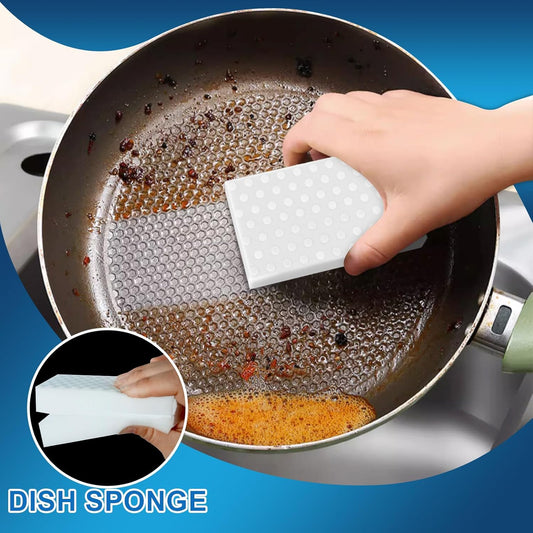 Magic Erasers Sponge, 100 Pack Extra Premium Melamine Sponge Foam Cleaning Pads in Bulk, Non-Scratch Scrub Sponge, Household Cleaning Kitchen Dish Sponges (White)
