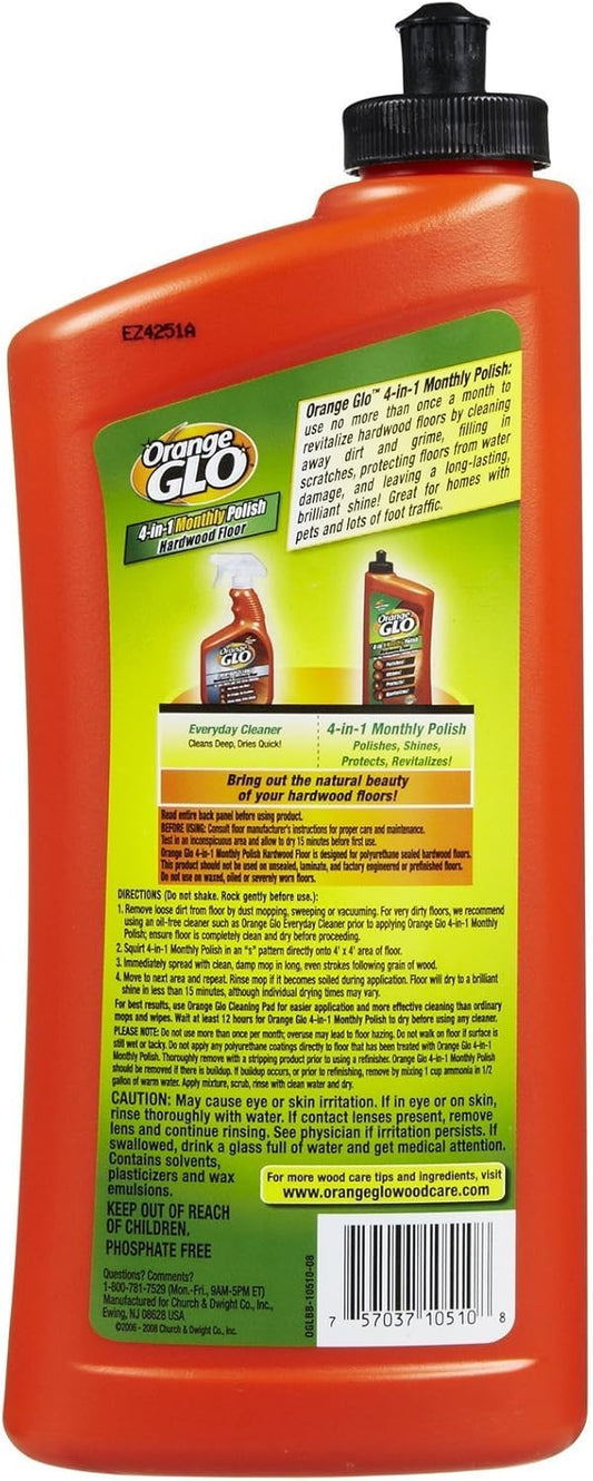 Orange Glo 4-in-1 Hardwood Floor Polish - Orange - 24 oz