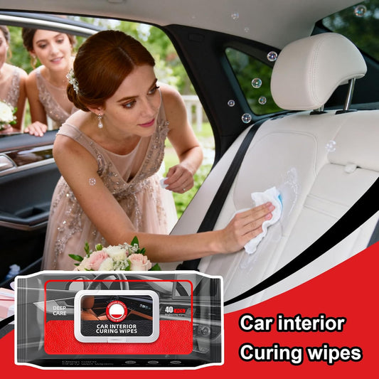 Vehicle Cleaning Wipes - Long-Lasting Multifunctional Wet Cloth, Glass and Oil Film | Automotive Trailer RV Sedan Pickup Bike Tractor Truck Dashboard Interior Exterior Maintenance