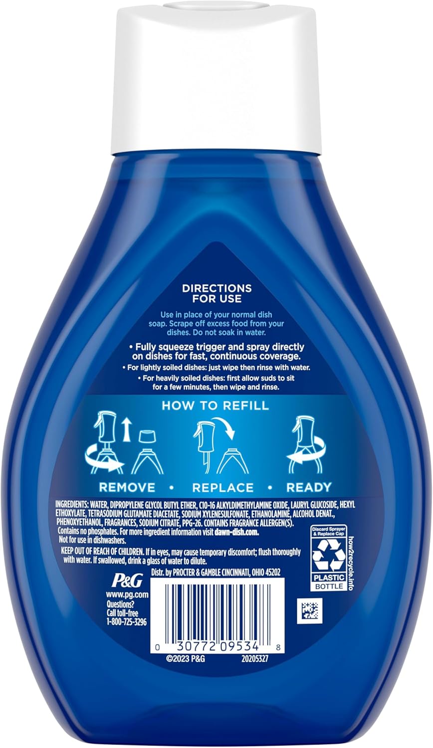 Dawn, Platinum Plus Lemon Scent Dish Spray, 16 Fl Oz