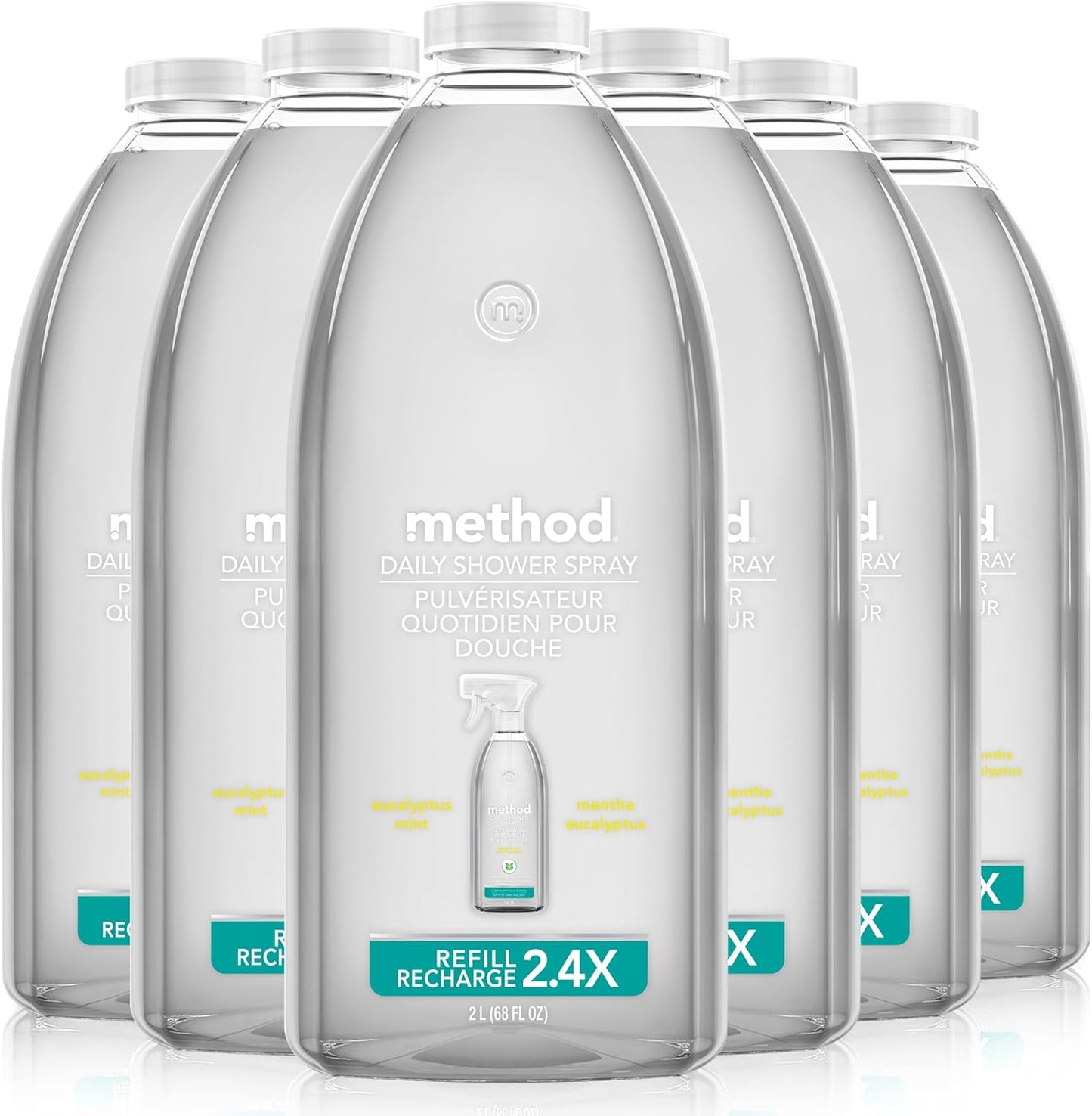 Method Daily Shower Cleaner Spray, Ylang Ylang, For Showers, Tile, Fixtures, Glass and Tubs, 28 oz spray bottle (Pack of 1)