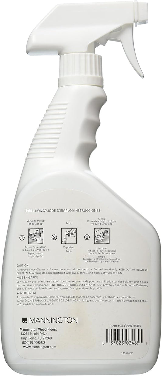 Mannington Ultra Clean 32oz Spray Bottle