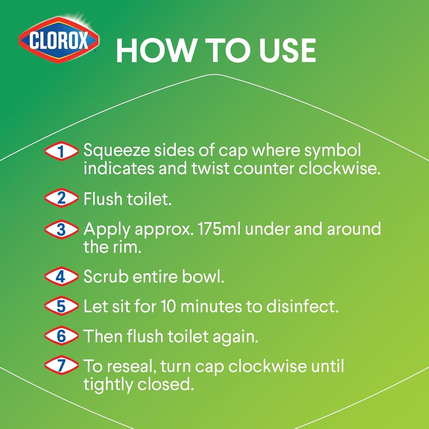Clorox Toilet Bowl Cleaner, Fresh Scent, 24 Fluid Ounces