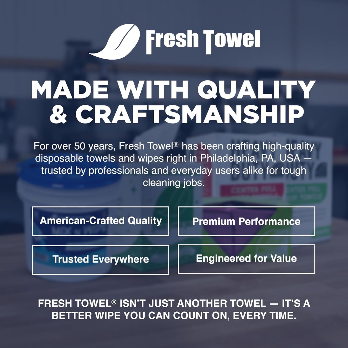 Fresh Towel Mix-N-Wipe Dry Wipes Refill, 1-Pack (220 Sheets) – Make Your Own Wet Wipes – 6" x 9" Sheets – Bulk Paper Towels