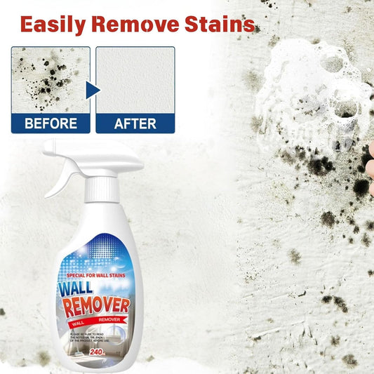 Highly Effective Removal Spray, 8.4 Fl.Oz Wall Cleaner Spray, Dust and Stain Remover Multi-Surface Cleaning Solution for Bathrooms Kitchens Wood Tile(1Pcs)