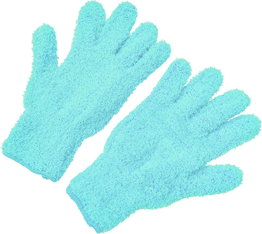 Universal Reusable Plush Microfiber Gloves for Cleaning and Dusting, Soft Dusting Gloves for Furniture, Blinds, Car Interior, and Electronics