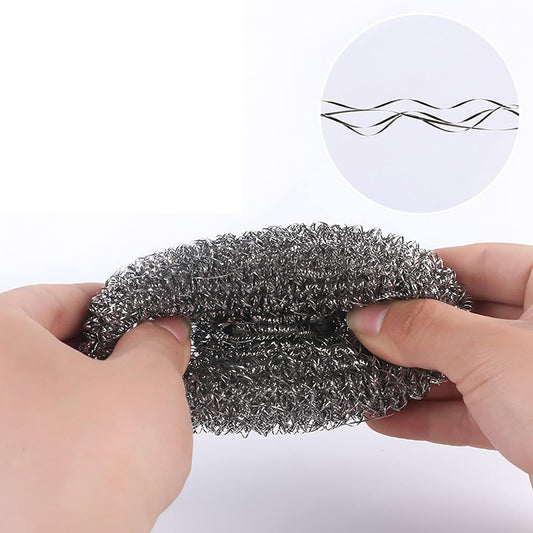 48 Pack Stainless Steel Scourers Sponges,Steel Wool scrubbers for stoves, pots, Cooker Hoods, etc. That are Difficult to Clean (48 Pack-Small 10 gram)