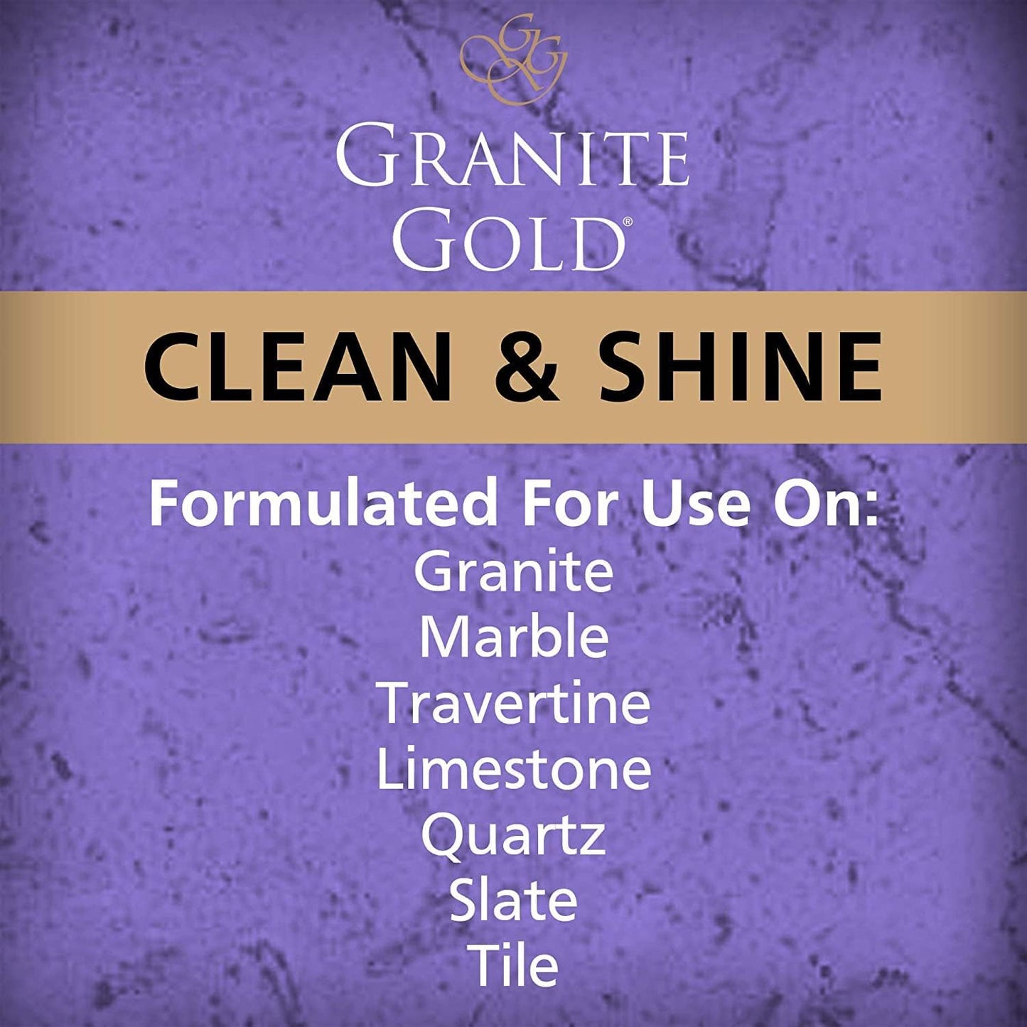 Granite Gold Clean and Shine Spray-Streak-Free Deep Cleaning & Polishing of Granite, Marble, Quartz, 24 Fl Oz (Pack of 1)