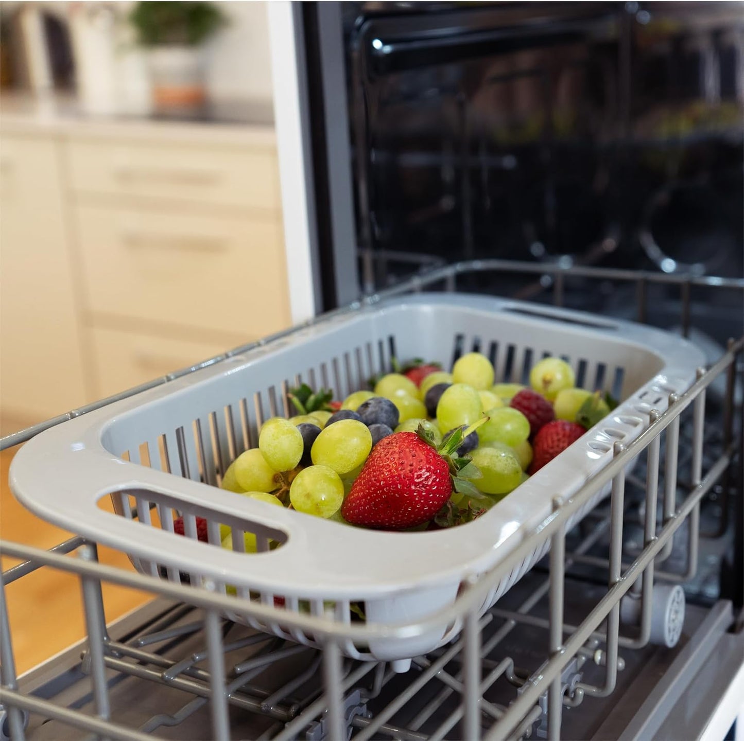 Capsule Dishwasher - Solo | Countertop Dishwasher - 7 Programmes, Touch Control, Auto-drying, Baby Care & Fruit Wash, No Plumbing Required, 15min Wash Cycle - Perfect for Small Kitchens, Campervans