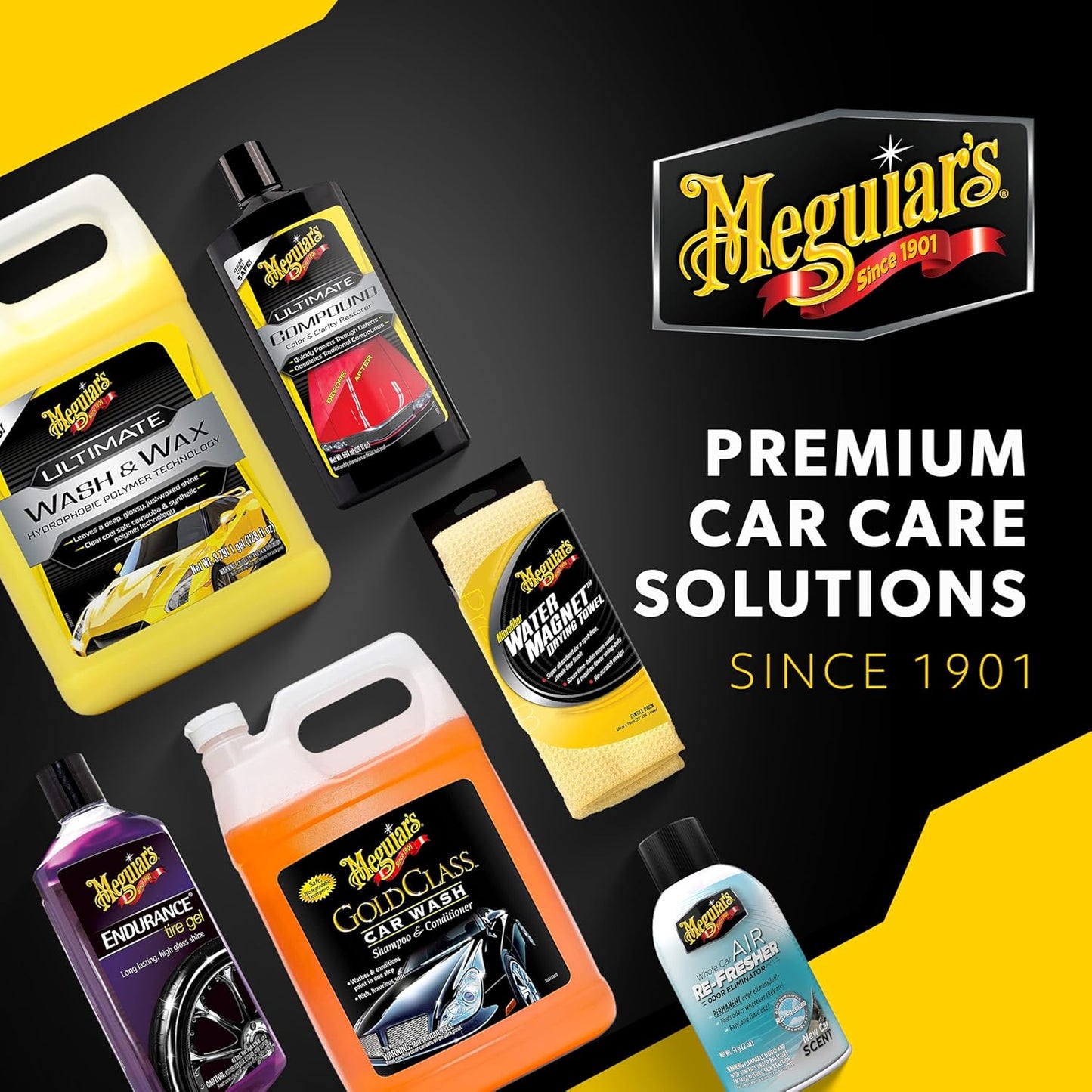 Meguiar's Paint, Dash & Glass - This Advanced Car Detailer is Perfect to Quickly Clean and Protect Your Car Inside & Out, Hydrophobic Boosted Car Cleaning for Paint, Plastic, Glass & More! 24 Oz Spray