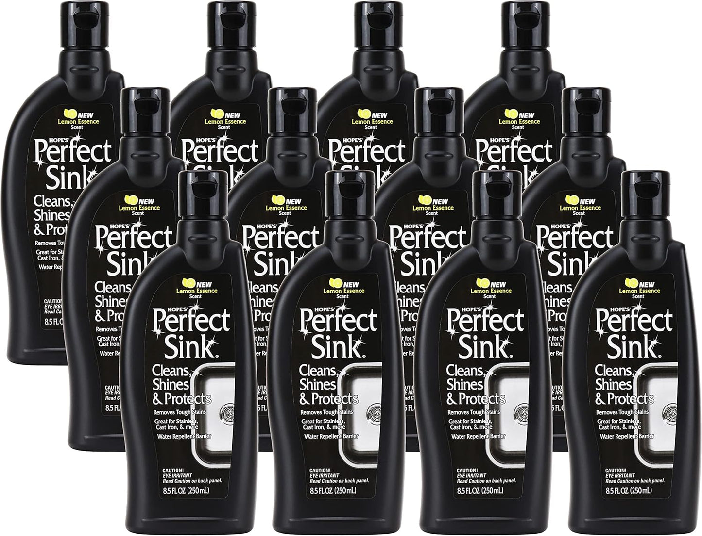 HOPE'S Perfect Sink Cleaner and Polish, Restorative, Removes Stains, Cast Iron, Corian, Composite, Acrylic, 8.5 Fl Oz