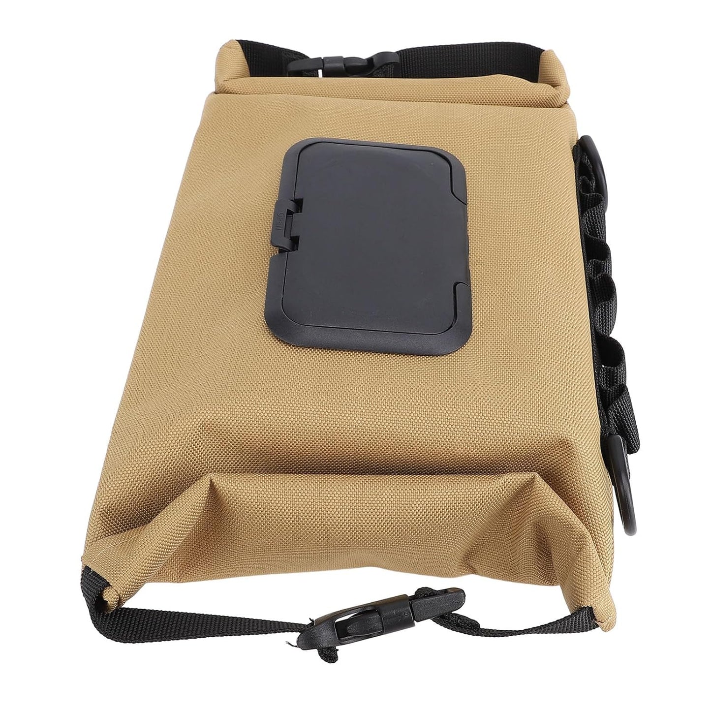 Large Capacity Canvas Portable Camping Wet Wipe Dispenser for Office Car Home Travel Hangable Wipe Holder (Camouflage Green)