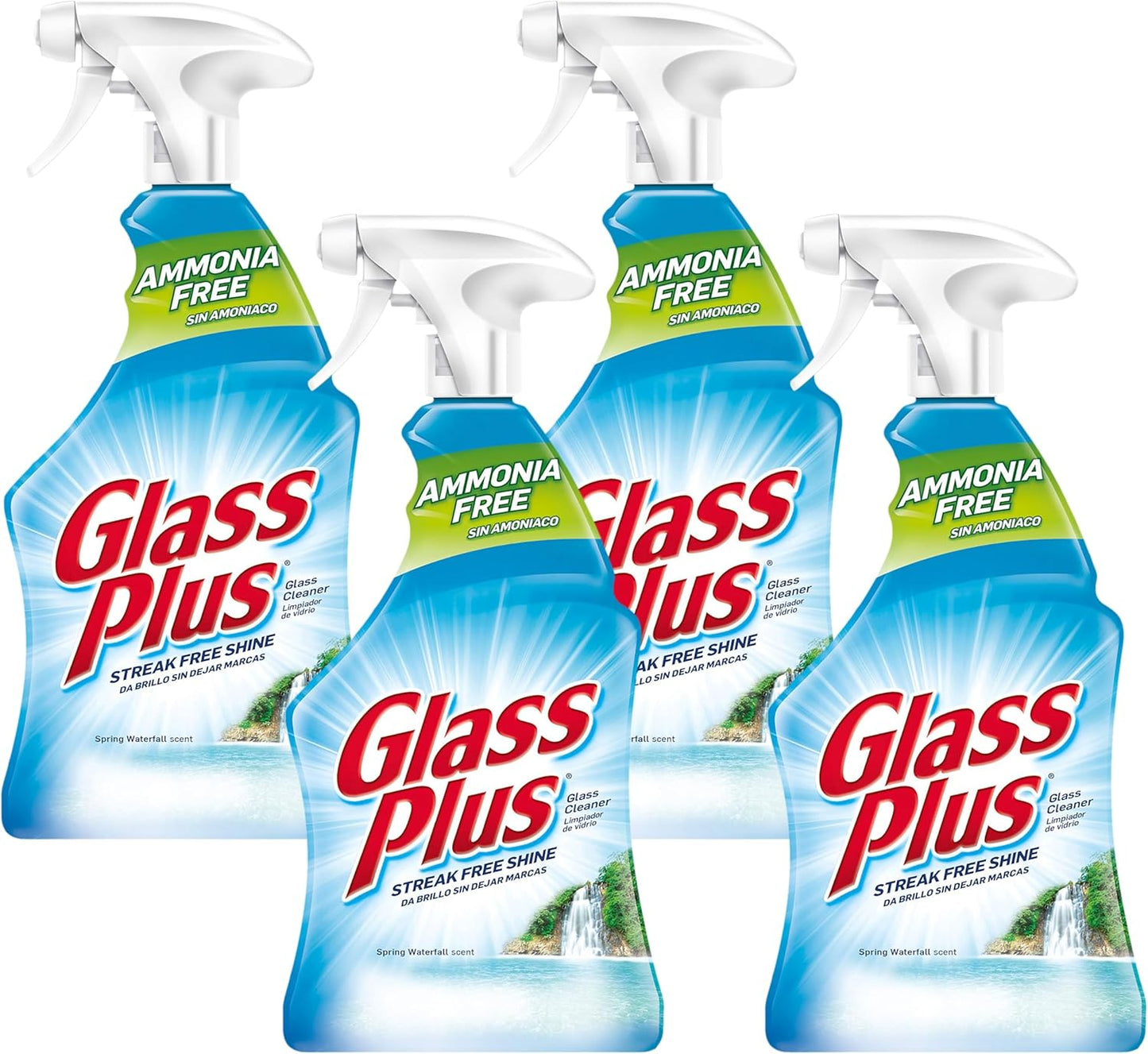 Glass Plus Glass Cleaner, 32 Fl Oz Bottle, Multi-Surface Glass Cleaner