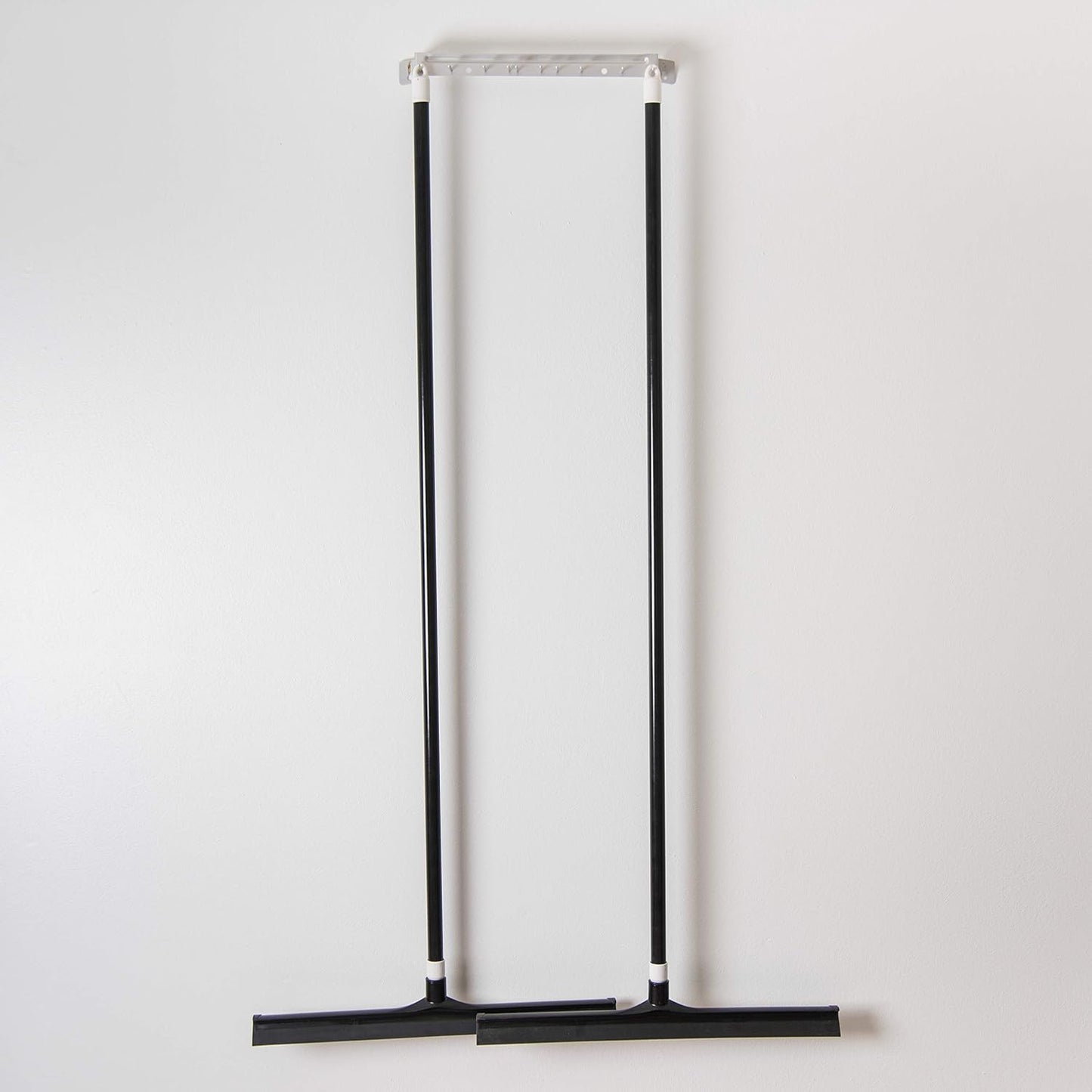SPARTA 3656803 Plastic Floor Squeegee, Shower Squeegee, Heavy Duty Squeegee With Rubber Blade For Windows, Glass, Shower Doors, Floors, Windshields, 24 Inches, Black