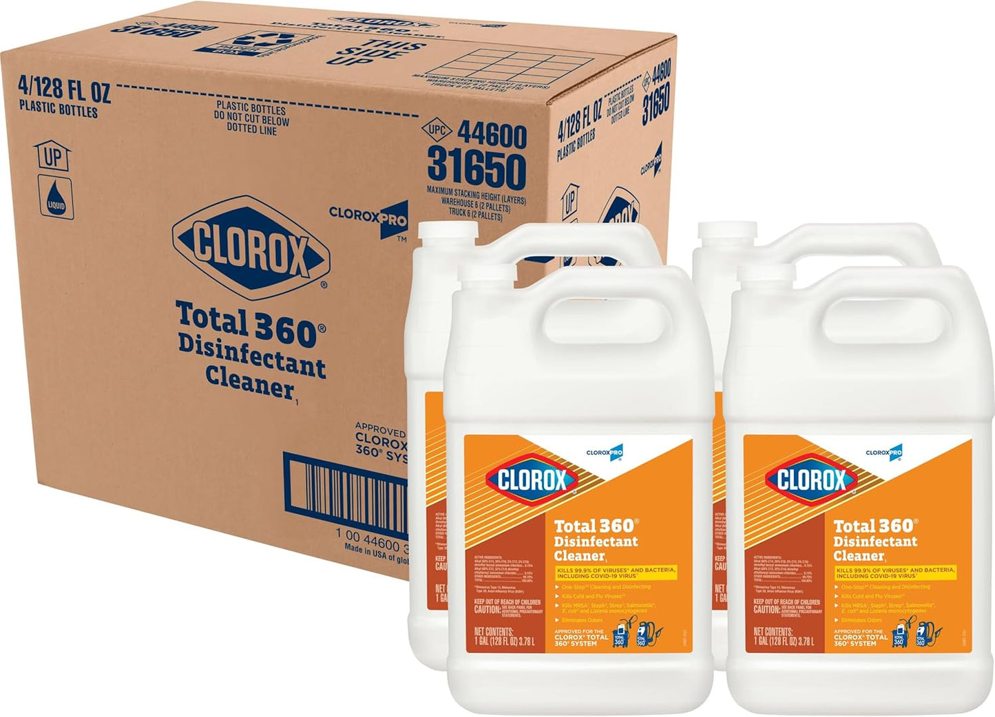 CloroxPro™ Clorox Total 360® Disinfectant Cleaner, 128 Ounces