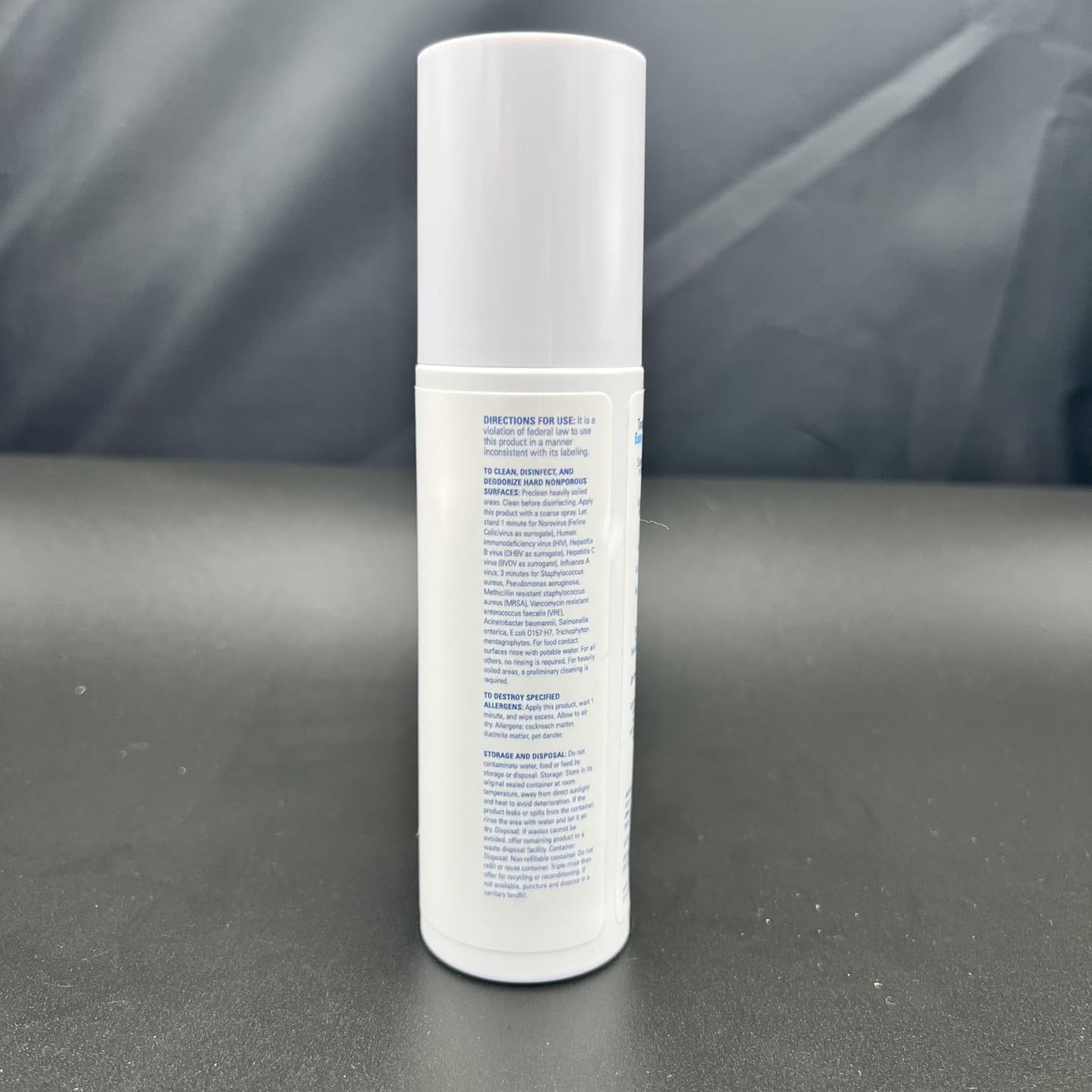 Purefypro Disinfectant Spray (4oz, 2pk) - Kills 99.9999% Norovirus, Flu and Hepatitis Viruses, HIV Virus, Monkeypox Viruses, MRSA, VRE, E Coli, Drug Resistant Germs, Fungi, No Rinse, No Residue