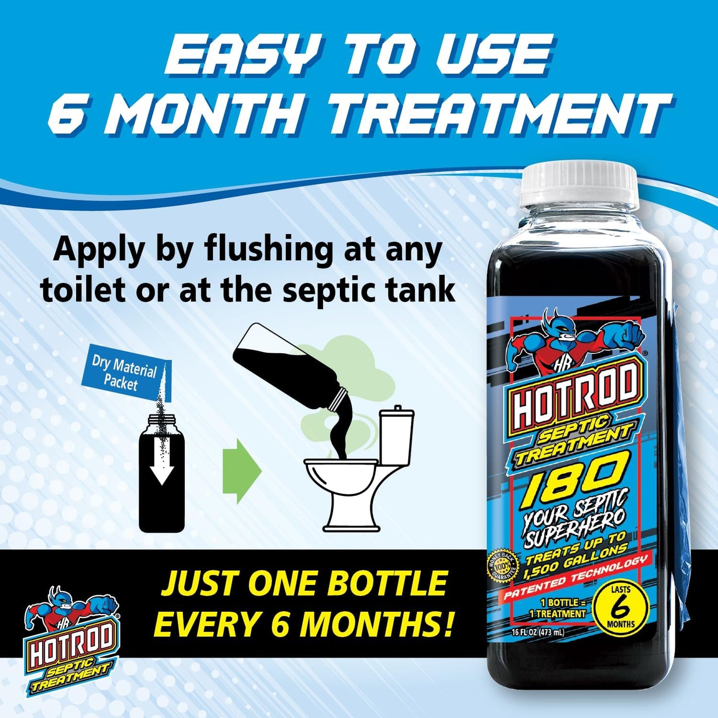 Septic Tank Treatment. Three Month Supply Extends Septic System Life & Prevents Costly Repairs. Industrial Grade.