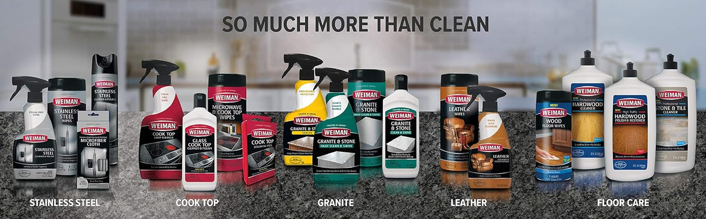 Weiman Wood & Furniture Cleaner & Polish - 12 Ounce - Aerosol Protect Clean Polish Wax Your Wood Tables Chairs Cabinets