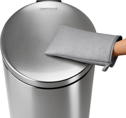 simplehuman Microfiber Cleaning Mitt for Stainless Steel 6" x 9-3/4"
