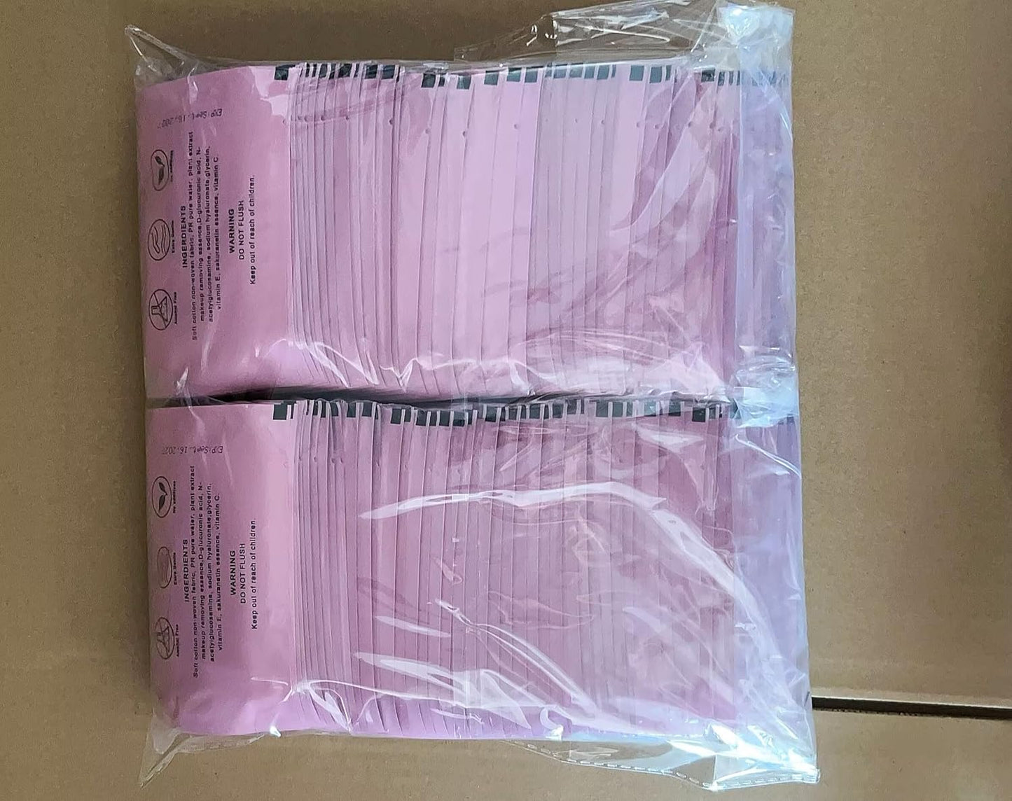 200 pcs Makeup Remover Wipes Bulk Individually Wrapped
