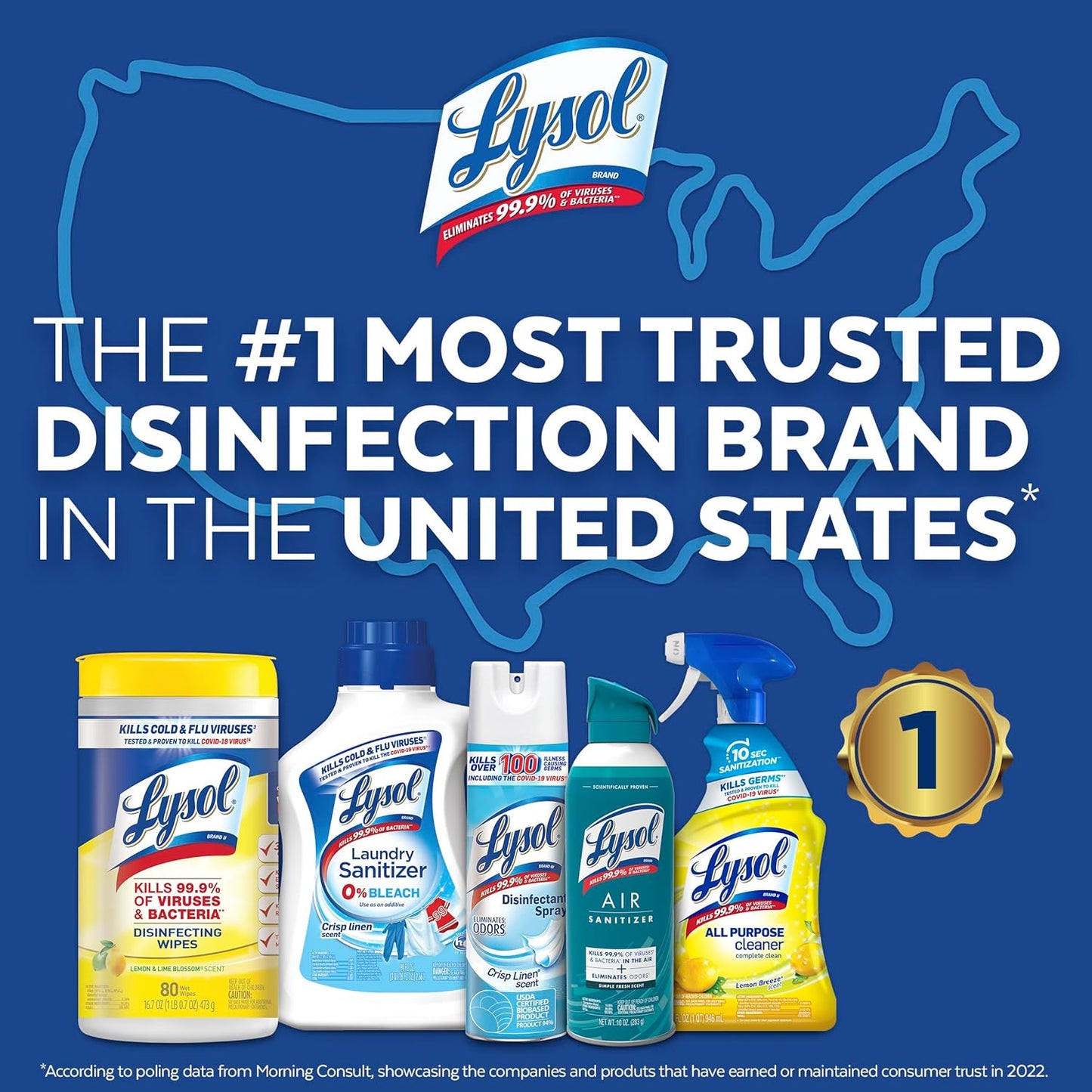 Lysol Pro All-Purpose Cleaner, Advanced Deep Cleaning Sanitizing and Disinfecting Spray, For Commercial Use, Use to Clean and Deodorize, Lemon Breeze Scent, 32oz (Pack of 1)
