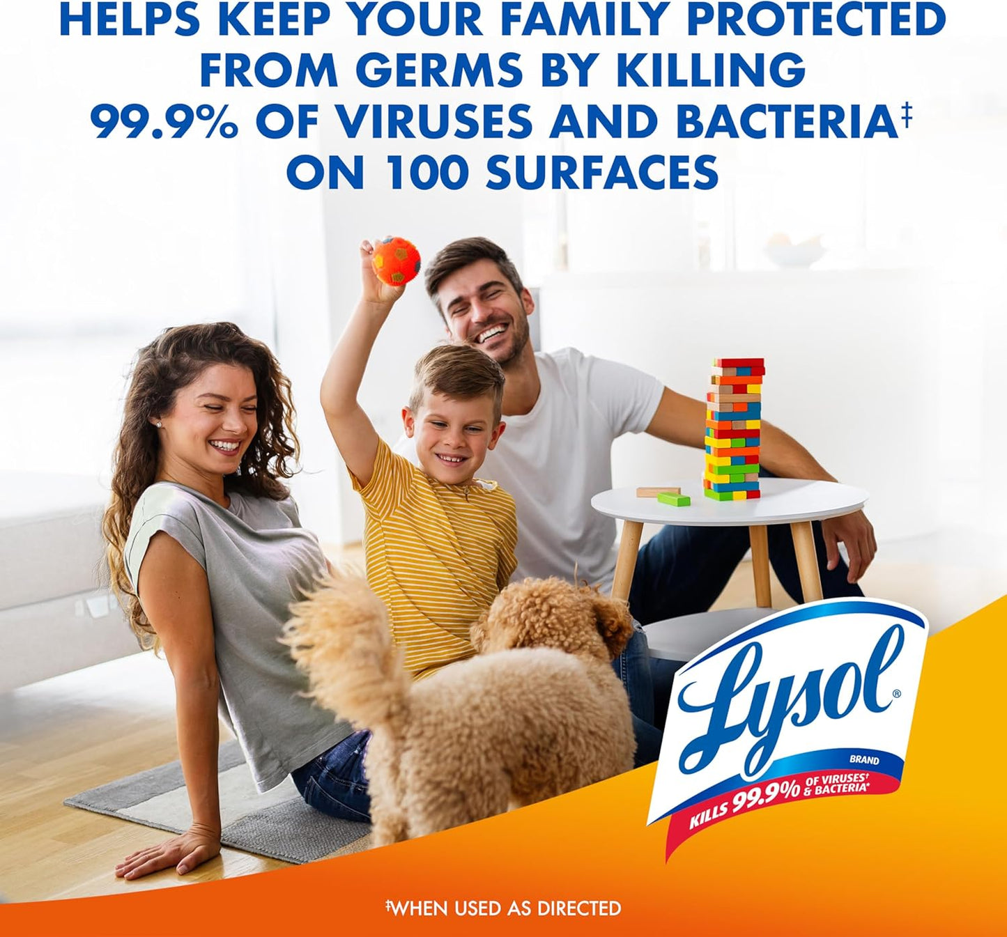 Lysol Disinfectant Spray, Sanitizing and Antibacterial Spray, For Disinfecting and Deodorizing, Mango & Hibiscus, 19 Fl. Oz (Pack of 2)