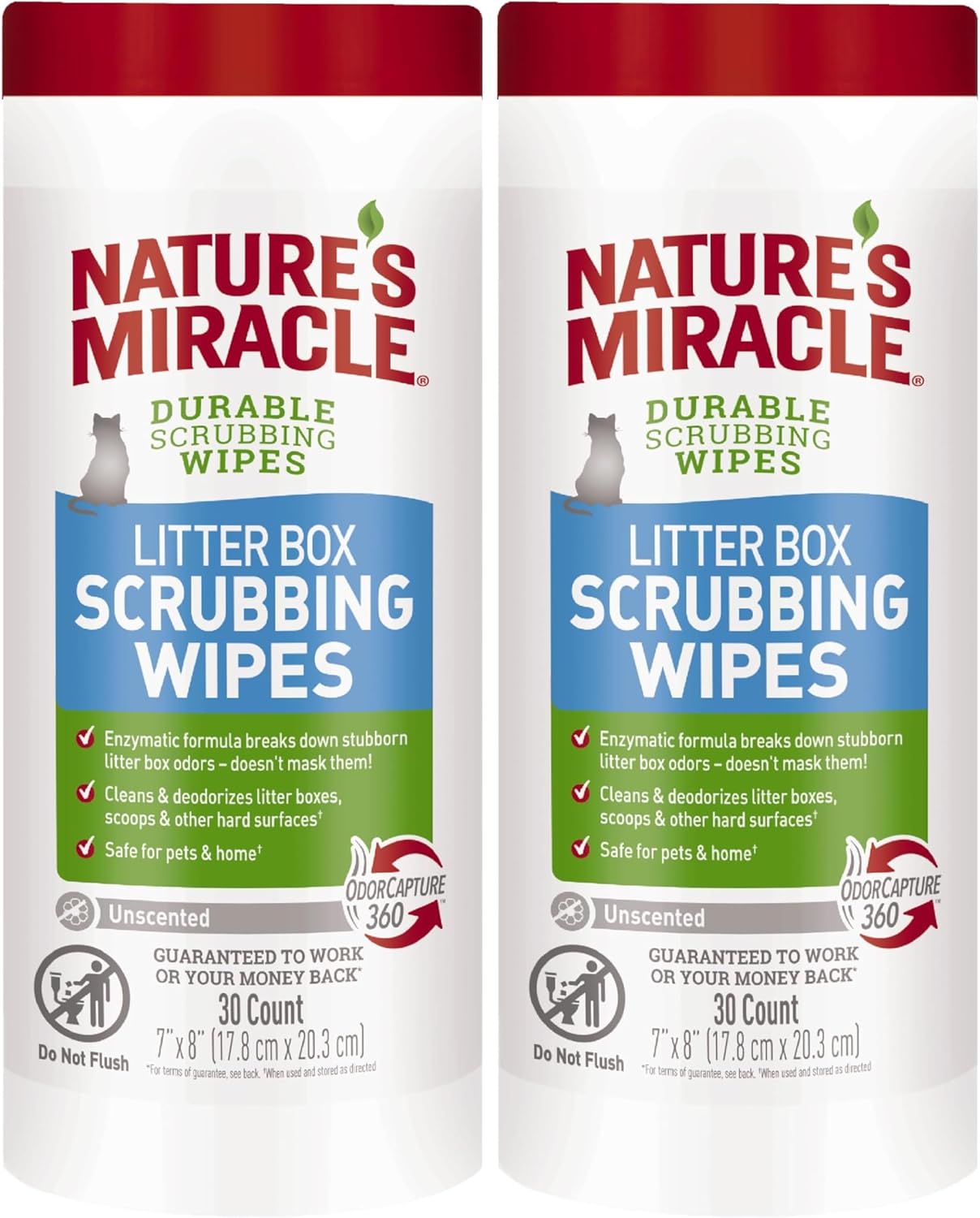 Nature’s Miracle Litter Box Scrubbing Wipes 30Ct