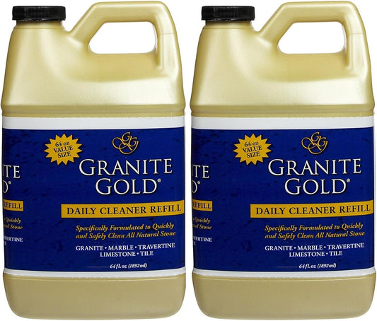 Granite Gold Fresh Citrus Scent Daily Cleaner Refill - 64 Oz Pack of 2.