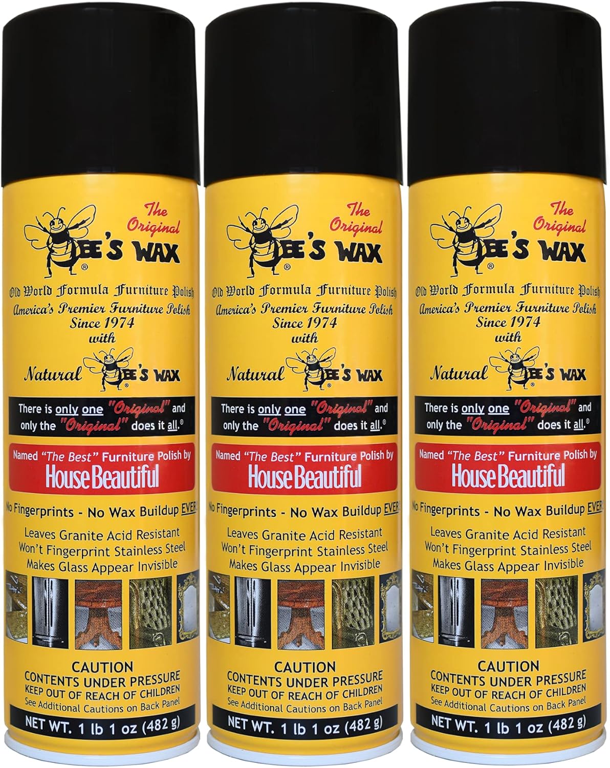 The Original Bee's Wax Old World Formula Furniture Polish - 2 Pack