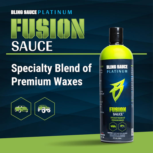 Bling Sauce Platinum Spots Sauce, Heavy-Duty Hard Water Spot Remover for Cars, Trucks, SUVs, 24oz.