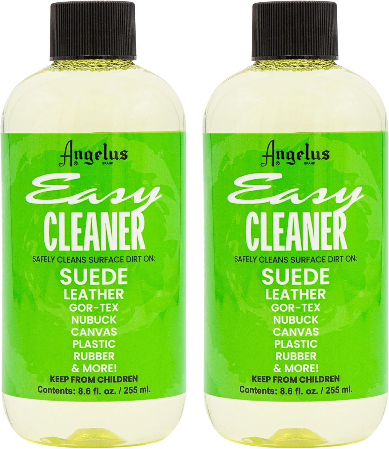 Angelus Easy Cleaner, Premium Shoe Cleaner, Safe For Sneakers, Leather, Suede, Canvas, and More – Removes Dirt and Stains | Made In USA - 8.6 fl oz