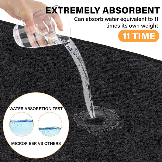Cleaning Wipes Cloths,5pcs Cleaning Drying Towels,Shower Doors Drying Towels,12 * 10” Streak Free Glass Window Car Mirror Super Absorben Microfiber Cleaning Cloths Cleaner(5pcs grey12*10”)